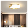 Plafoniera Led 24 W Cerchio Oro Design Moderno Soffitto Tonda Luce Fredda 50125