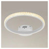 Plafoniera Led 28w Bianco Cerchio Effetto Cristallo Luce Calda Naturale Fredda 31746