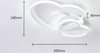 Plafoniera-Led-3-Cuori-Lampadario-31-Watt-Luce-Calda-3000k-Stile-Moderno-Universo