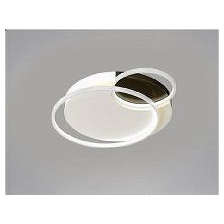Plafoniera Led 30 W 3 Cerchi Bianco Nero Lampadario Soffitto Luce Naturale 70791