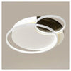 Plafoniera Led 30 W 3 Cerchi Bianco Nero Lampadario Soffitto Luce Naturale 70791