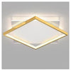 Plafoniera Led 30 W Quadrata Oro Moderno Lampadario Soffitto Luce Naturale 71033