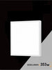 Plafoniera-Led-30-Watt-3-Luci-Luce-Bianca-Calda-Naturale-Pannello-+-Cornice-Universo