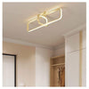 Plafoniera Led 32 W Rettangolare Oro Design Moderno Lampadario A Soffitto 50224