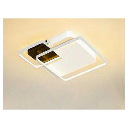 Plafoniera Led 35w 3 Quadrati Bianco Nero Lampadario Soffitto Luce Naturale 70814