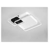 Plafoniera Led 35w 3 Quadrati Bianco Nero Lampadario Soffitto Luce Naturale 70814