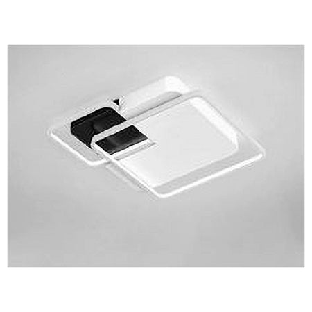 Plafoniera Led 35w 3 Quadrati Bianco Nero Lampadario Soffitto Luce Naturale 70814