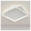 Plafoniera Led 35w Quadrata Bianco Lampadario Soffitto Moderno Luce Naturale 70692