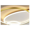 Plafoniera Led 42 W Cerchio Oro Bianco Moderno Soffitto Tonda Luce Fredda 71561