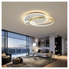 Plafoniera Led 42 W Cerchio Oro Bianco Moderno Soffitto Tonda Luce Fredda 71561