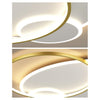 Plafoniera Led 42w Cerchio Oro Bianco Moderno Soffitto Tonda Luce Naturale 71554