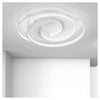 Plafoniera Led 45w Cerchio Spirale Vortice Bianco Lampadario Soffitto Luce 6500k 70609