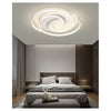 Plafoniera Led 45w Cerchio Spirale Vortice Bianco Lampadario Soffitto Luce 6500k 70609