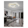 Plafoniera Led 46watt Quadrato Oro Moderno Lampadario Soffitto Luce Bianco 71486