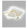 Plafoniera Led 46watt Quadrato Oro Moderno Lampadario Soffitto Luce Bianco 71486