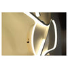 Plafoniera Led 48 W Ondulato Bianco Lampadario Onde Moderno Luce Naturale 70913