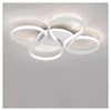 Plafoniera Led 48 W Ondulato Bianco Lampadario Onde Moderno Luce Naturale 70913