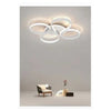 Plafoniera Led 48 W Ondulato Bianco Lampadario Onde Moderno Luce Naturale 70913