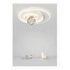 Plafoniera Led 48w Cerchio Spirale Bianco Sfera Lampadario Tondo Luce Fredda 70760