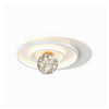Plafoniera Led 48w Cerchio Spirale Bianco Sfera Lampadario Tondo Luce Naturale 70753