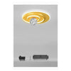 Plafoniera Led 48w Cerchio Spirale Oro Sfera Lampadario Tondo Luce Naturale 70777