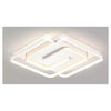 Plafoniera Led 48w Quadrata Spirale Vortice Bianco Lampadario Soffitto Luce 4000k 70616