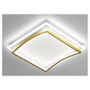 Plafoniera Led 48w Quadrato Bianco Oro Design Moderno Soffitto Luce Fredda 71523