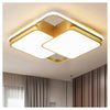 Plafoniera Led 48w Quadrato Oro Moderno Lampadario Soffitto Luce Naturale 71455