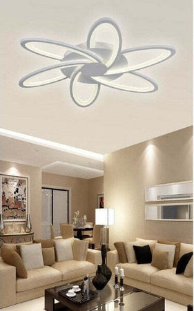 Plafoniera Led 59w Lampada Moderna Bianca A Luce Fredda 6500k Naturale 4000k C15 Illuminazione/Illuminazione per interni/Lampadari lampade a sospensione e plafoniere/Lampadari Trade Shop italia - Napoli, Commerciovirtuoso.it