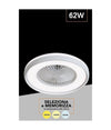 Plafoniera Led 62 W Ventilatore Dimmerabile Telecomando 3 Colorazioni Luce 60006