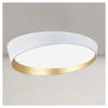 Plafoniera Led 68w Bianco Oro Lampadario Soffitto Tondo Irregolare Luce Fredda 32767