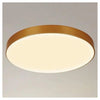 Plafoniera Led 70 W Rotonda Lampada Soffitto Oro Lampadario Luce Naturale 02584