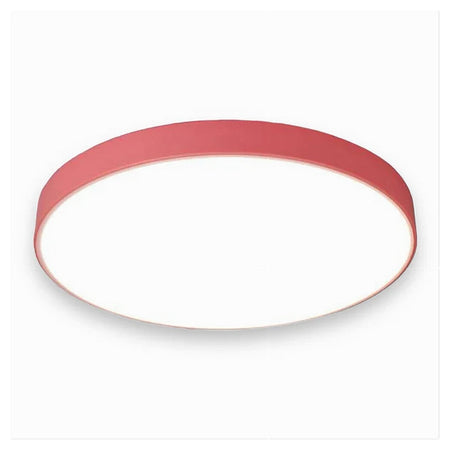 Plafoniera Led 70 W Rotonda Lampada Soffitto Rosa Lampadario Luce Naturale 02621
