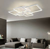 Plafoniera-Led-70-Watt-Luce-Naturale-Lampadario-6-Quadrati-Quadrato-Moderno-Universo