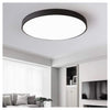 Plafoniera Led 70w Rotonda Lampada Da Soffitto Nero Lampadario Luce Fredda 02591