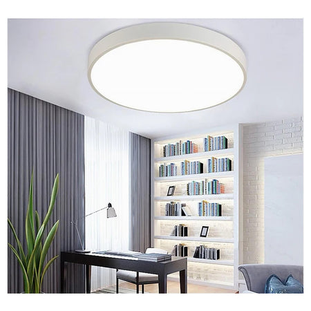 Plafoniera Led 70w Rotonda Lampada Soffitto Bianca Lampadario Luce Naturale 02560