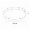 Plafoniera Led 70w Rotonda Lampada Soffitto Bianca Lampadario Luce Naturale 02560