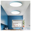 Plafoniera Led 70w Rotonda Lampada Soffitto Blu/celeste Lampadario Luce Fredda 02638