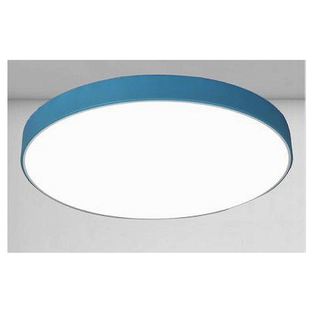 Plafoniera Led 70w Rotonda Lampada Soffitto Blu/celeste Lampadario Luce Fredda 02638