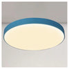 Plafoniera Led 70w Rotonda Lampada Soffitto Blu/celeste Lampadario Luce Naturale 02645