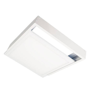 Plafoniera Led 94w Luce Rgb+4000k Rgbw 24v Cromoterapia Lampada Soffitto 62x62cm
