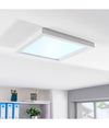Plafoniera Led 94w Luce Rgb+4000k Rgbw 24v Cromoterapia Lampada Soffitto 62x62cm