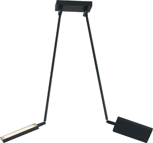 Plafoniera Led Book Nera 2X17W 2600Lm 3200K 85X16X15-200Cm Illuminazione/Illuminazione per interni/Lampadari lampade a sospensione e plafoniere/Plafoniere Led Mall Home - Napoli, Commerciovirtuoso.it