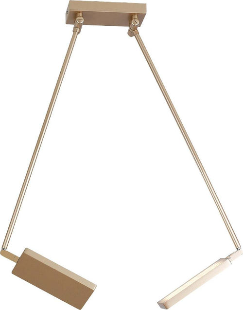 Plafoniera Led Book Oro 2X17W 2600Lm 3200K 85X16X15-200Cm Illuminazione/Illuminazione per interni/Lampadari lampade a sospensione e plafoniere/Plafoniere Led Mall Home - Napoli, Commerciovirtuoso.it