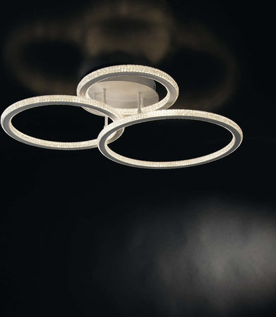 Plafoniera Led Bryant Bianca 100W 5570Lm 4000K 78X60X18Cm Illuminazione/Illuminazione per interni/Lampadari lampade a sospensione e plafoniere/Plafoniere Led Mall Home - Napoli, Commerciovirtuoso.it