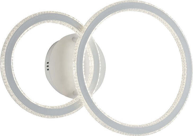 Plafoniera Led Bryant Bianca 45W 3040Lm 3000K 65X45X15Cm Illuminazione/Illuminazione per interni/Lampadari lampade a sospensione e plafoniere/Plafoniere Led Mall Home - Napoli, Commerciovirtuoso.it