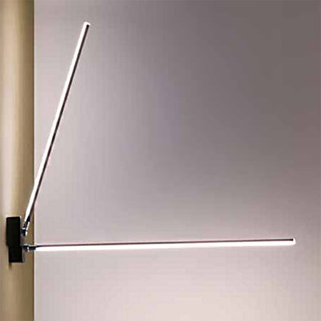 Plafoniera-led-Cattaneo-LUCILLA-905-60+80-PA-NE-3000K-lampada-parete-moderna-orientabile-modulo-led-integrato-dimmerabile