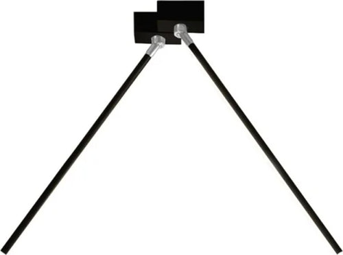 Plafoniera-led-Cattaneo-LUCILLA-905-PA2-60-80-100-3000K-NERO-lampada-parete-moderna-orientabile-modulo-led-integrato-dimmerabile