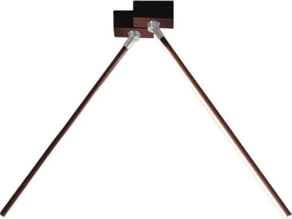 Plafoniera-led-Cattaneo-LUCILLA-905-PA2-60-80-100-3000K-NERO-lampada-parete-moderna-orientabile-modulo-led-integrato-dimmerabile