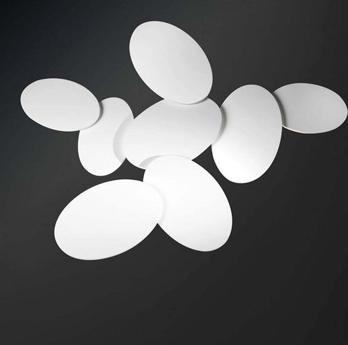 Plafoniera-led-Cattaneo-NINFEA-895-90P-dimmerabile-lampada-soffitto-parete-moderna